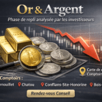 Investissement en or et argent physique dans les Yvelines – pièces et lingots analysés par des professionnels