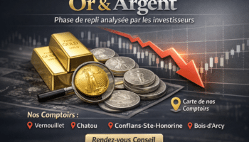 Investissement en or et argent physique dans les Yvelines – pièces et lingots analysés par des professionnels